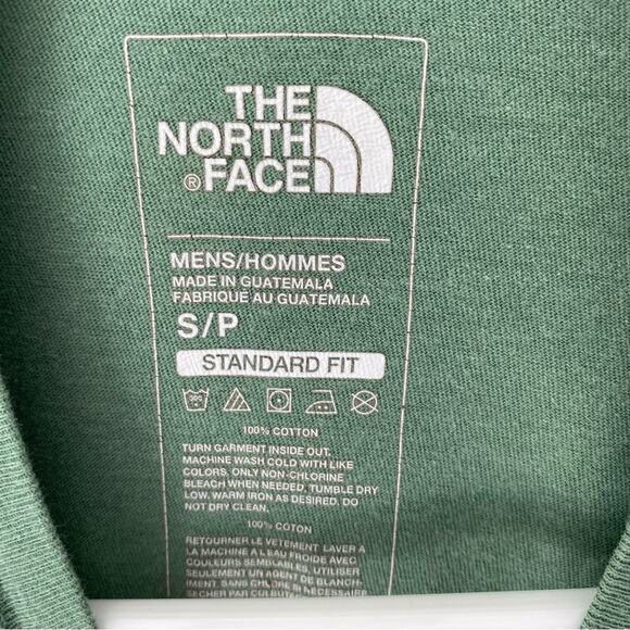 The North Face Mens Green Graphic Print T-shirt size small - Picture 3 of 5